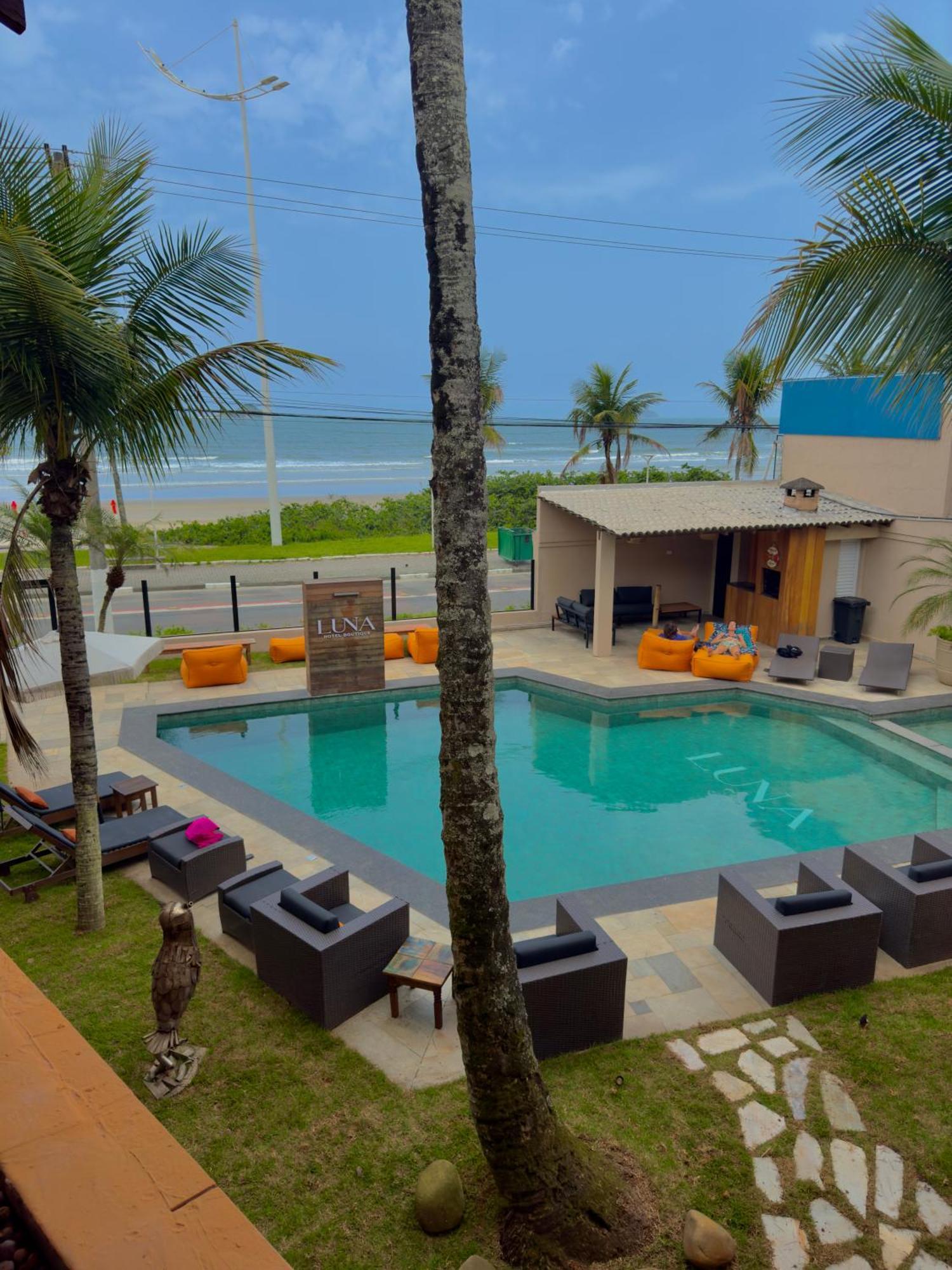 Luna Hotel Boutique - Frente A Praia Guaruja Exterior photo